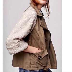 EUC Anthropologie sequin sleeve jacket XS